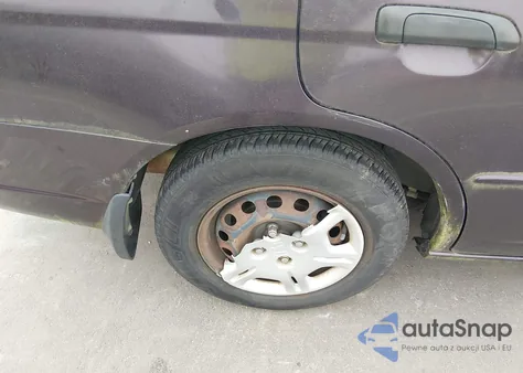 2001 Honda Civic Lx from USA, damaged, VIN 2HGES16561H534577